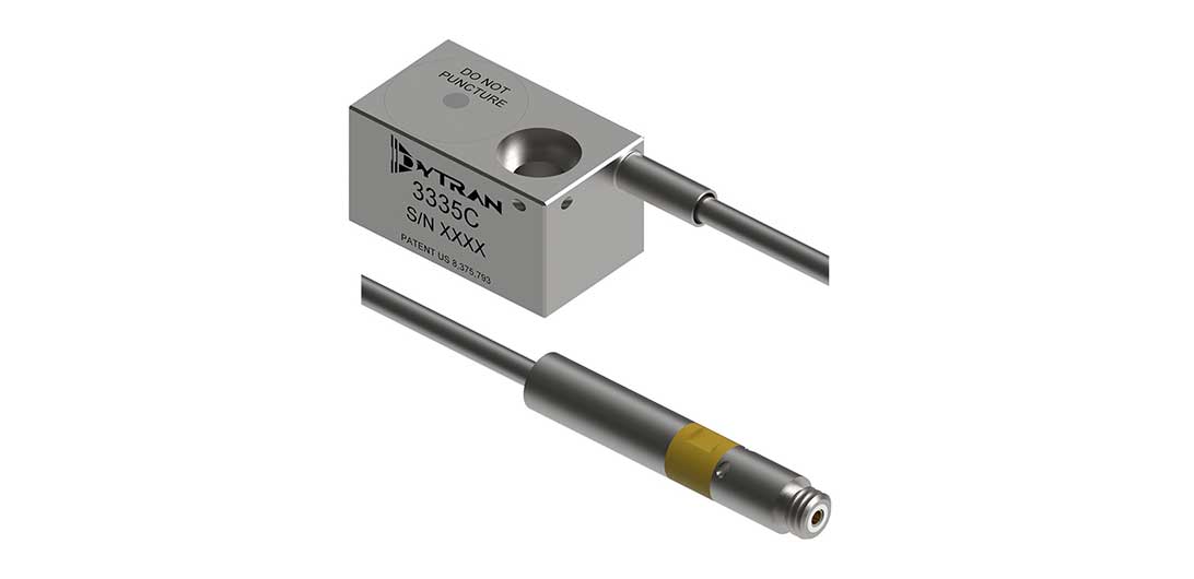美國進口Dytran 3335C系列 微型加速度計傳感器(圖1) 美國進口Dytran 3335C 高溫加速度計傳感器(圖2)